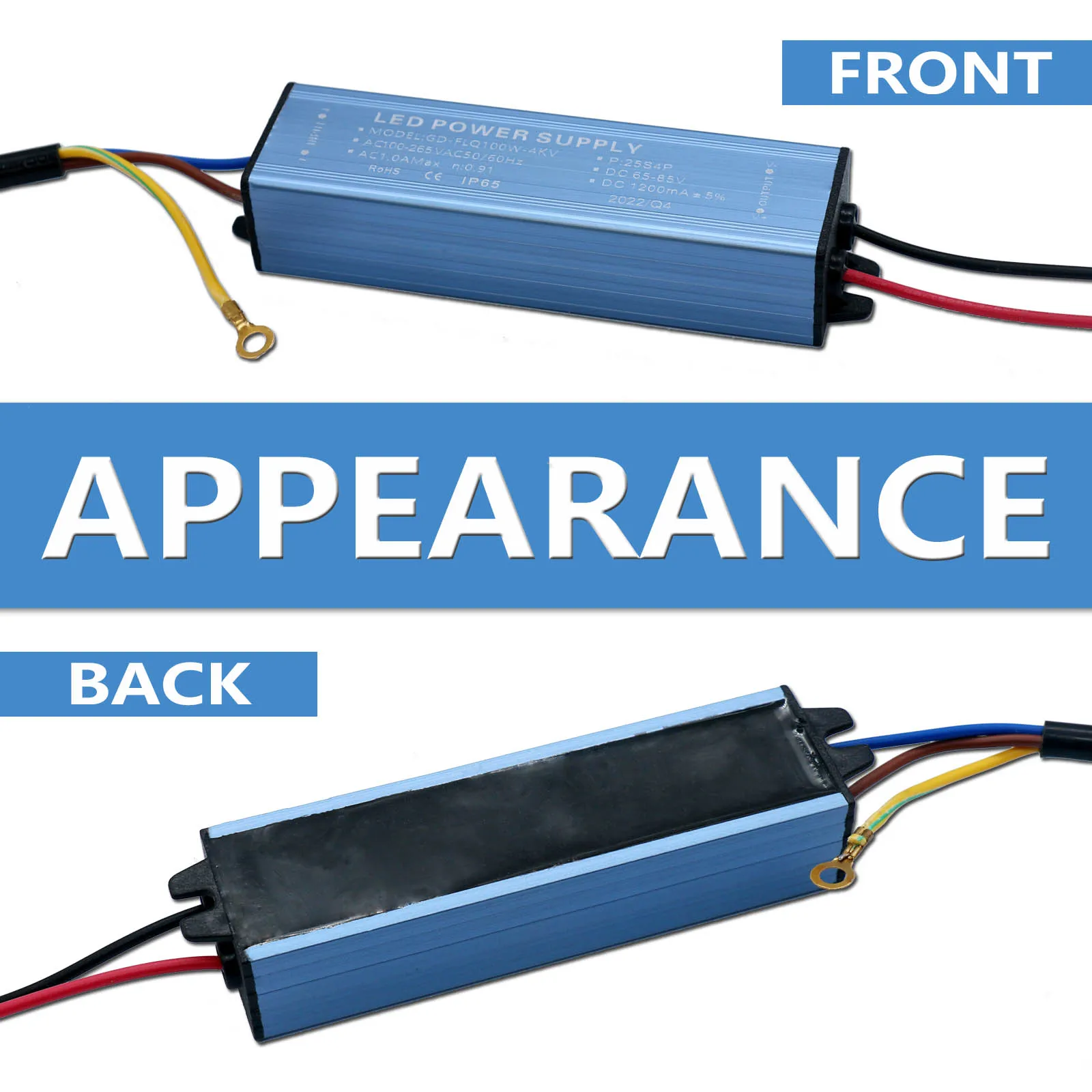 100W 1200mA LED Driver DC65-85V For LED Power Supply Constant Current Voltage Control Lighting Transformers For LED Converter