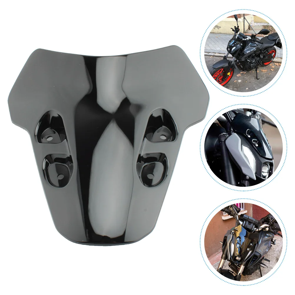 

Motor Bike Mt07 Wind Deflector Motorbikes Windscreen Air Motorcycles Windshield Refit Accessories for Black