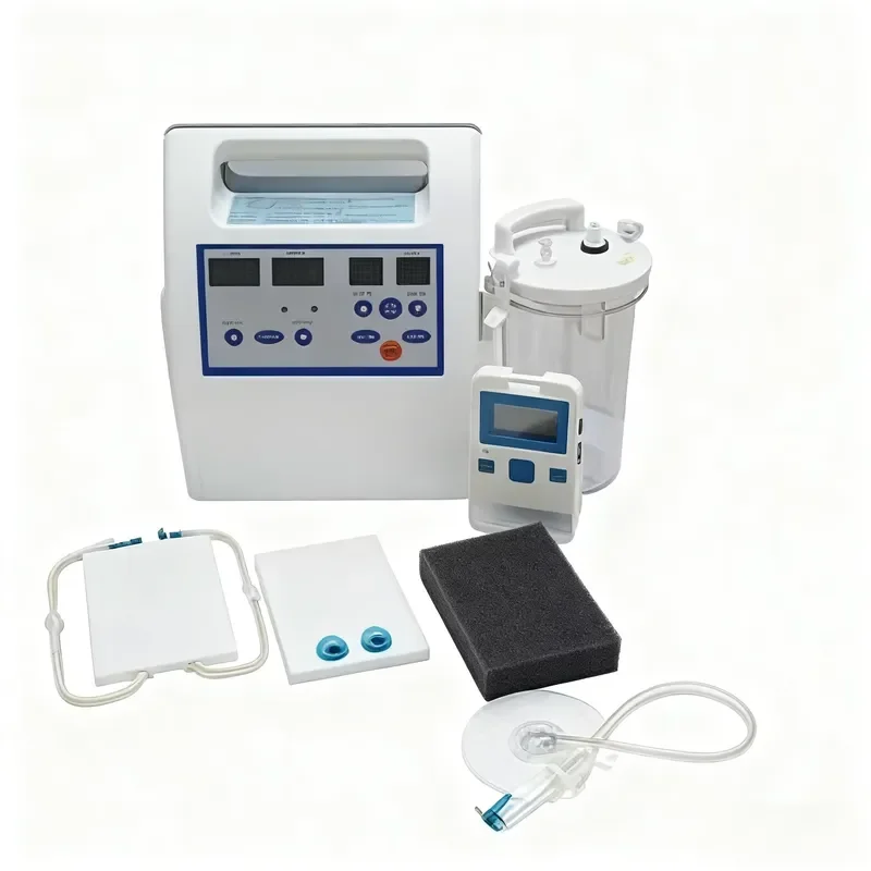 ISO/CE Approved Negative Pressure Wound Therapy Suction Medical Vacuum Pump Continuous & Intermittent Sponge Protection 1L