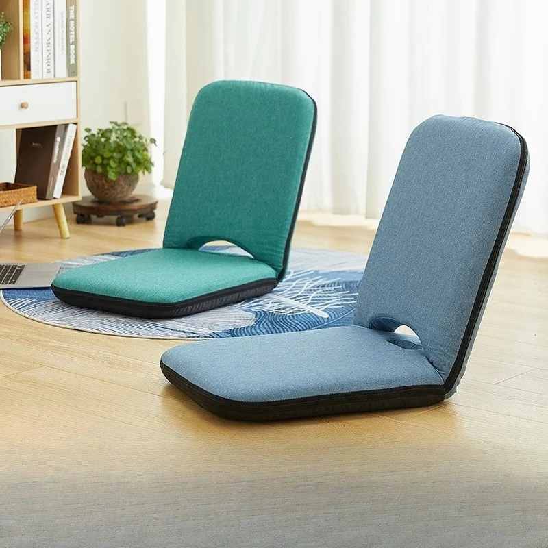 

Tatami foldable recliner seat cushion integrated armchair single