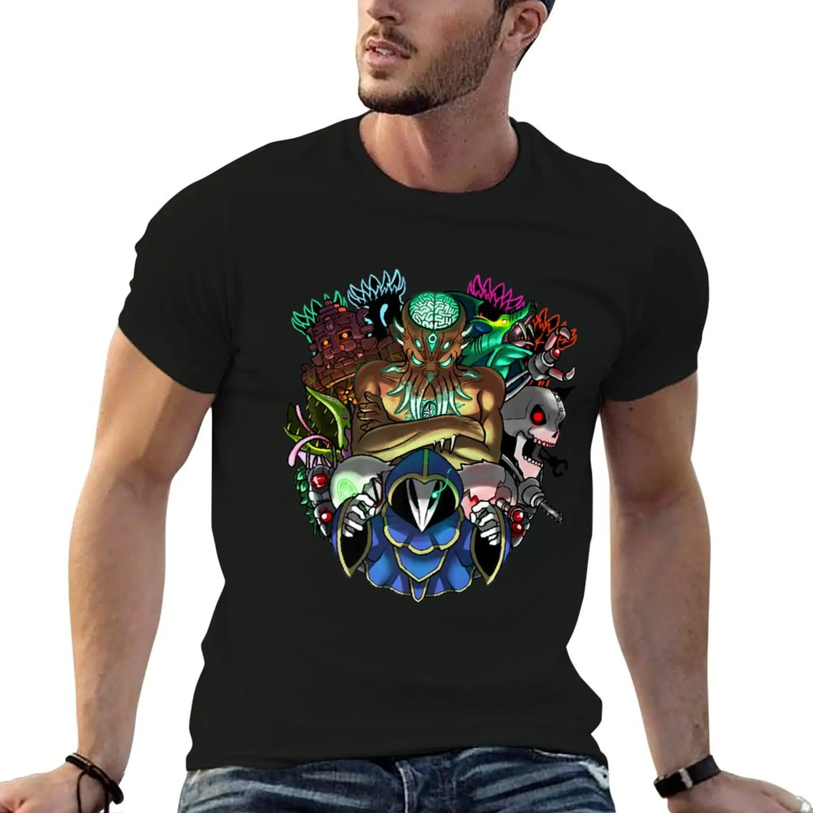 

Terraria Boss Rush Hardmode Edition T-Shirt mens graphic t shirts t shirts for man graphic funny anime tshirt T-Shirt