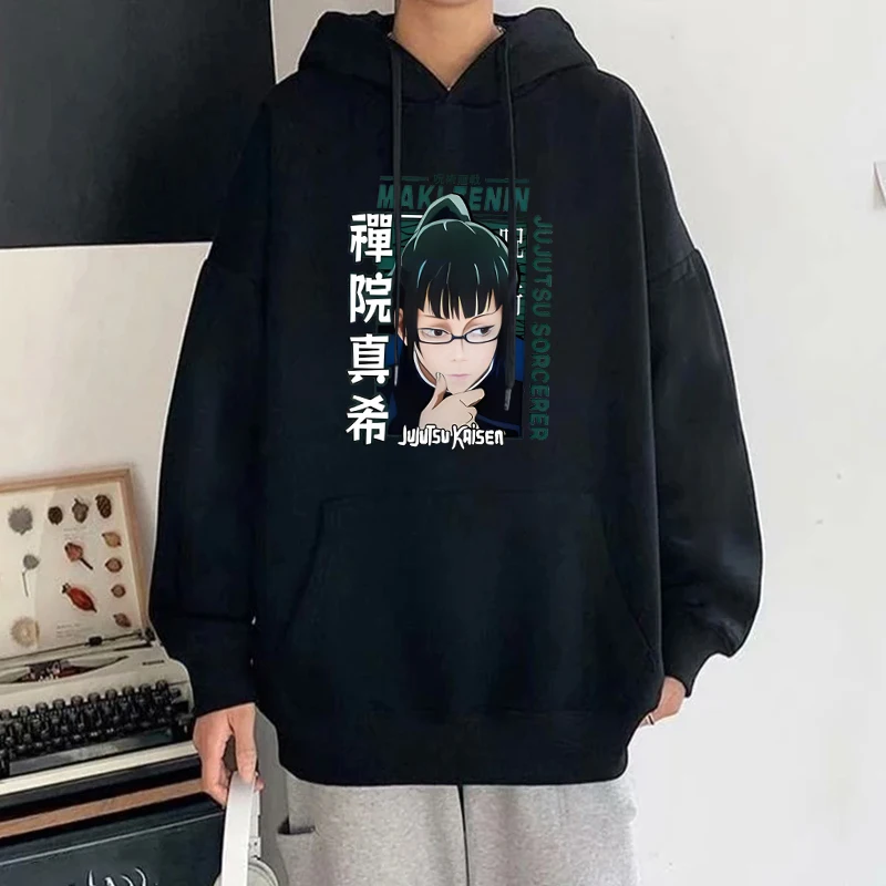 Fashion Unisex Hoodie Anime Zenin Maki Hoodies Men And Women Streetwear Pullover Harajuku Tops