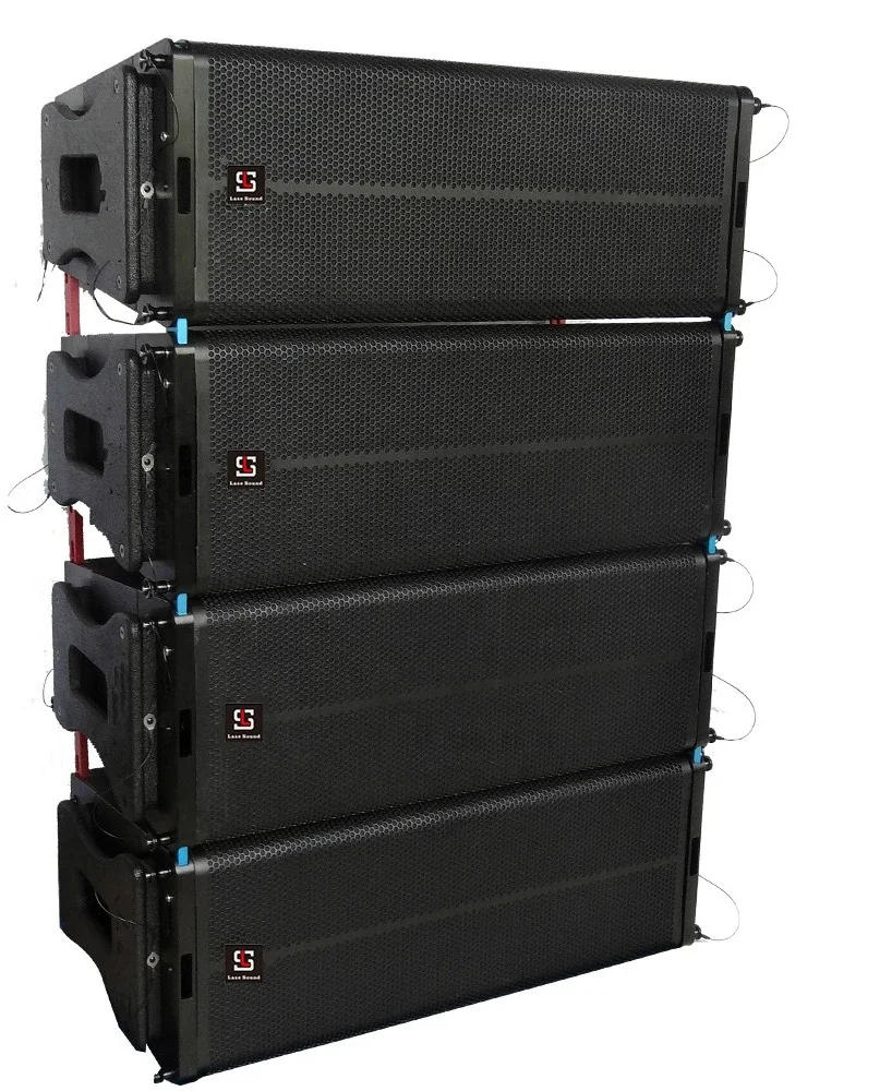 professional speaker LA-6 double 12 inch line array loudspeaker big concert outdoor stage sound system