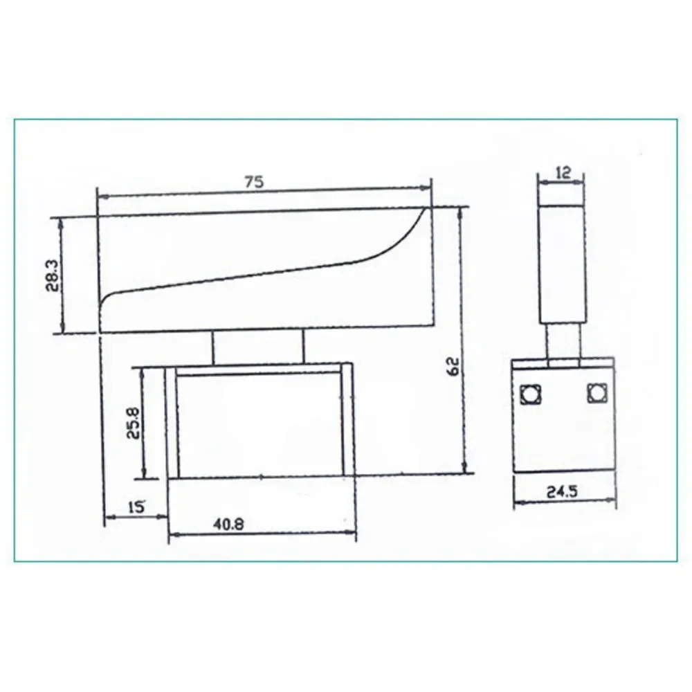 75x39x65mm Trigger Switch Control Push Button For Cutting Machine Switch FA2-10 2B 10A No Lock/Lock On Lengthened Power Tool