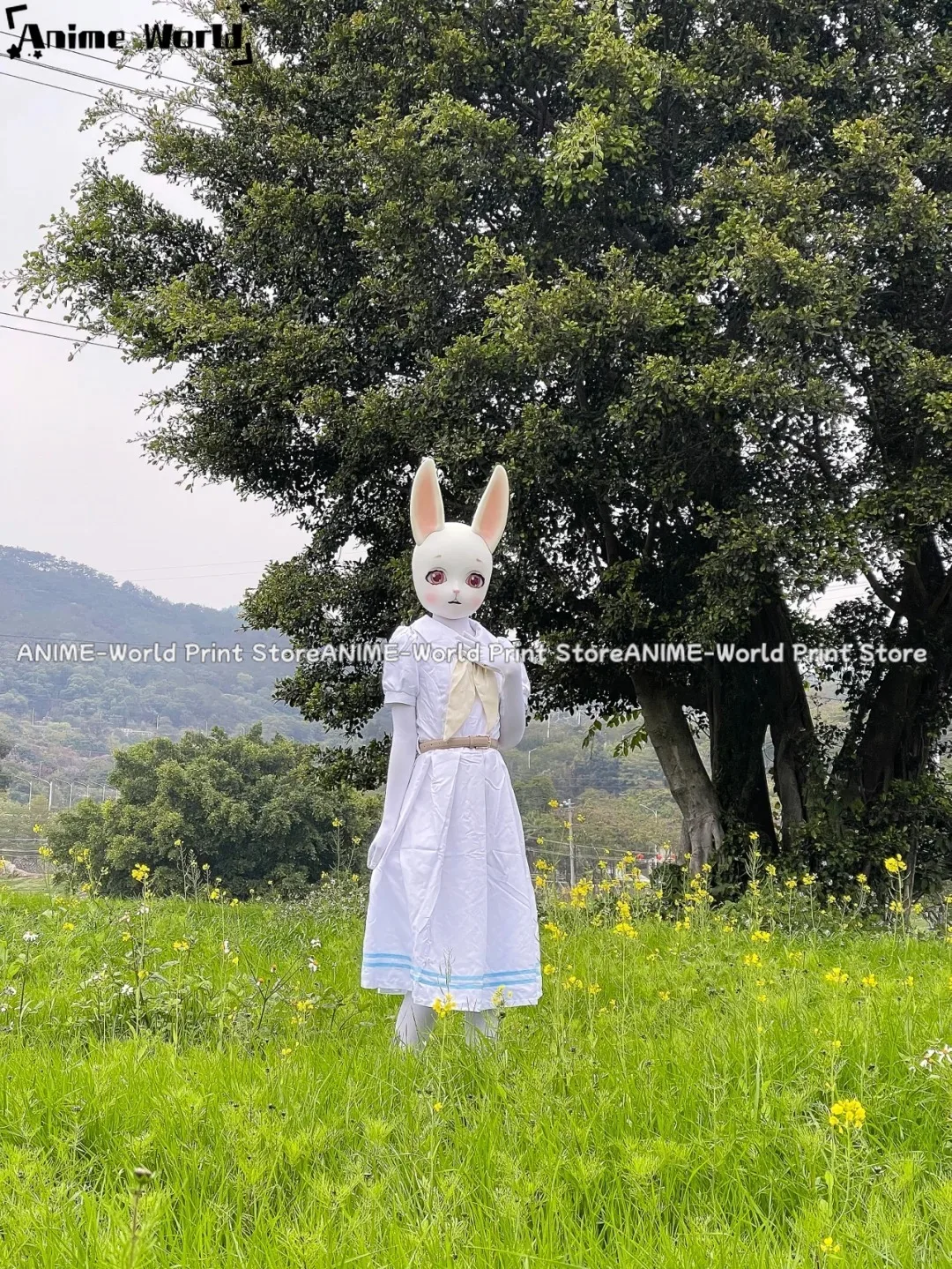 《rozmiar niestandardowy》 unisex Anime Cos BEASTARS Haru królik z krótkim rękawem kostiumy Cosplay Halloween zestawy na przyjęcie bożonarodzeniowe jednolite garnitury