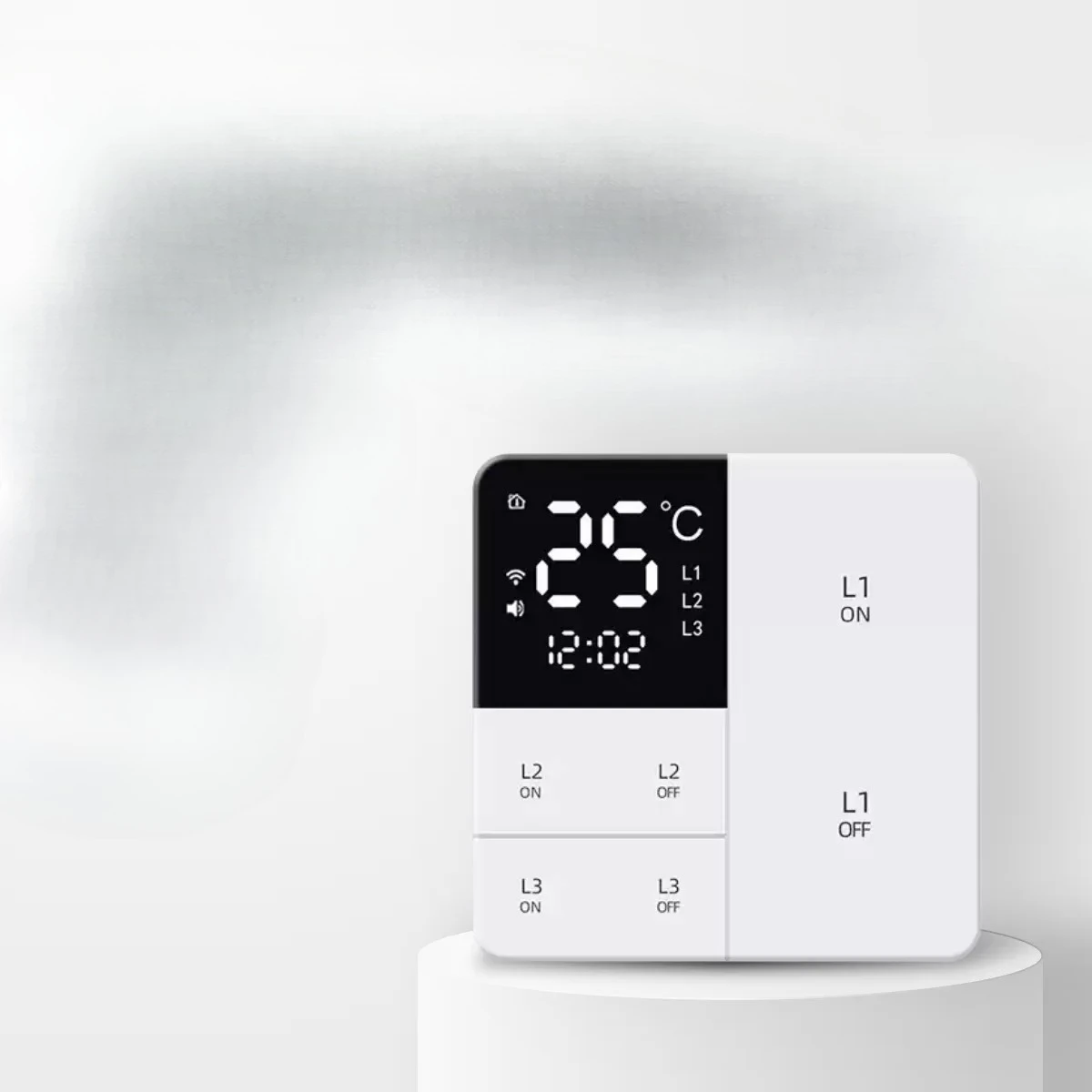

The smart screen display switch is connected to Mijia control panel, single fire wireless wifi, Xiaoai whole house smart voice