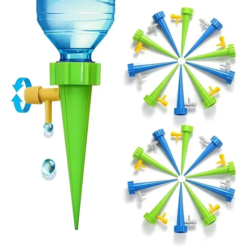 6/12/18/24/36PCS Automatic Plant Watering System Greenhouse Flower Garden Adjustable Drip Irrigation Kit Water Saving Designs