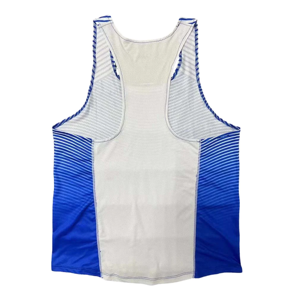 Men Running Marathon Singlets Sleeveless Gym Clothing Men Sleeveless Tank Top Vest for Men Running Vest Customization