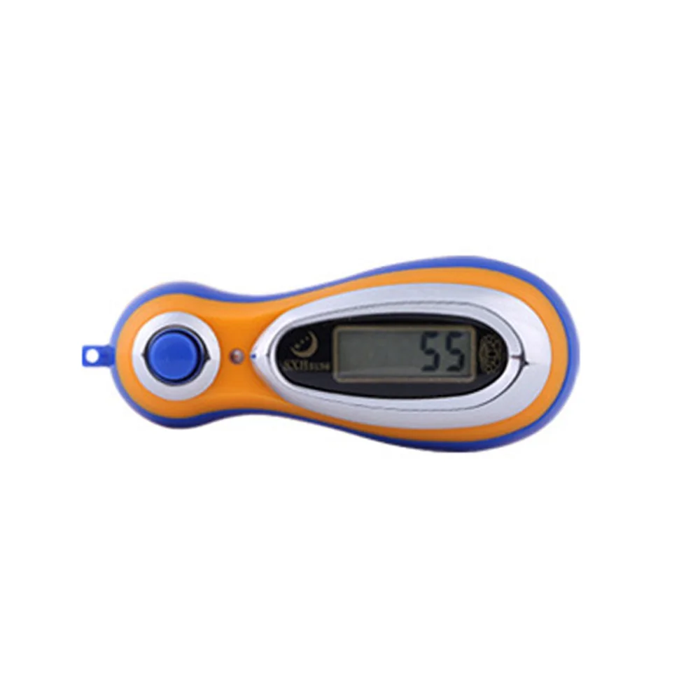 Imagem -05 - Display Lcd Electronic Digital Tally Counter Contador Manual Mp3 com Cordão Contador de Dedo com Bateria Cor Aleatória