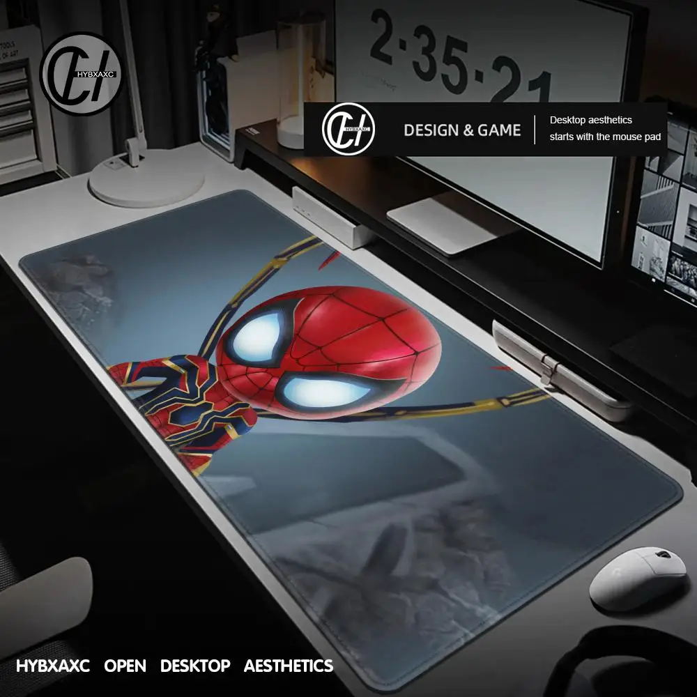 Spider man 2 Mouse Pad Desk Mouse Pad Cute HD Desk Pad Extended Gaming Keyboard Mats Large 100x50cm XXL Gamer Mousepad