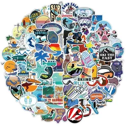 10/50/100pcs Outdoor Skiing Surfing Graffiti Stickers Sports for Scrapbooking Guitar Laptop Phone Stationery Suitcase Helmet
