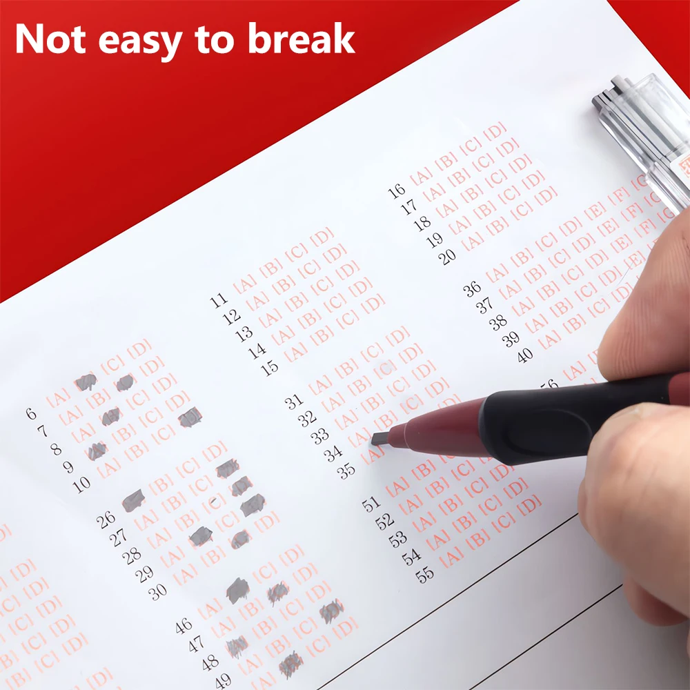 M&G Exam Pencil Leads ดินสอกดเติม 2B Black Smooth Writing สําหรับนักเรียนสอบสีสุ่ม 1 ชิ้น