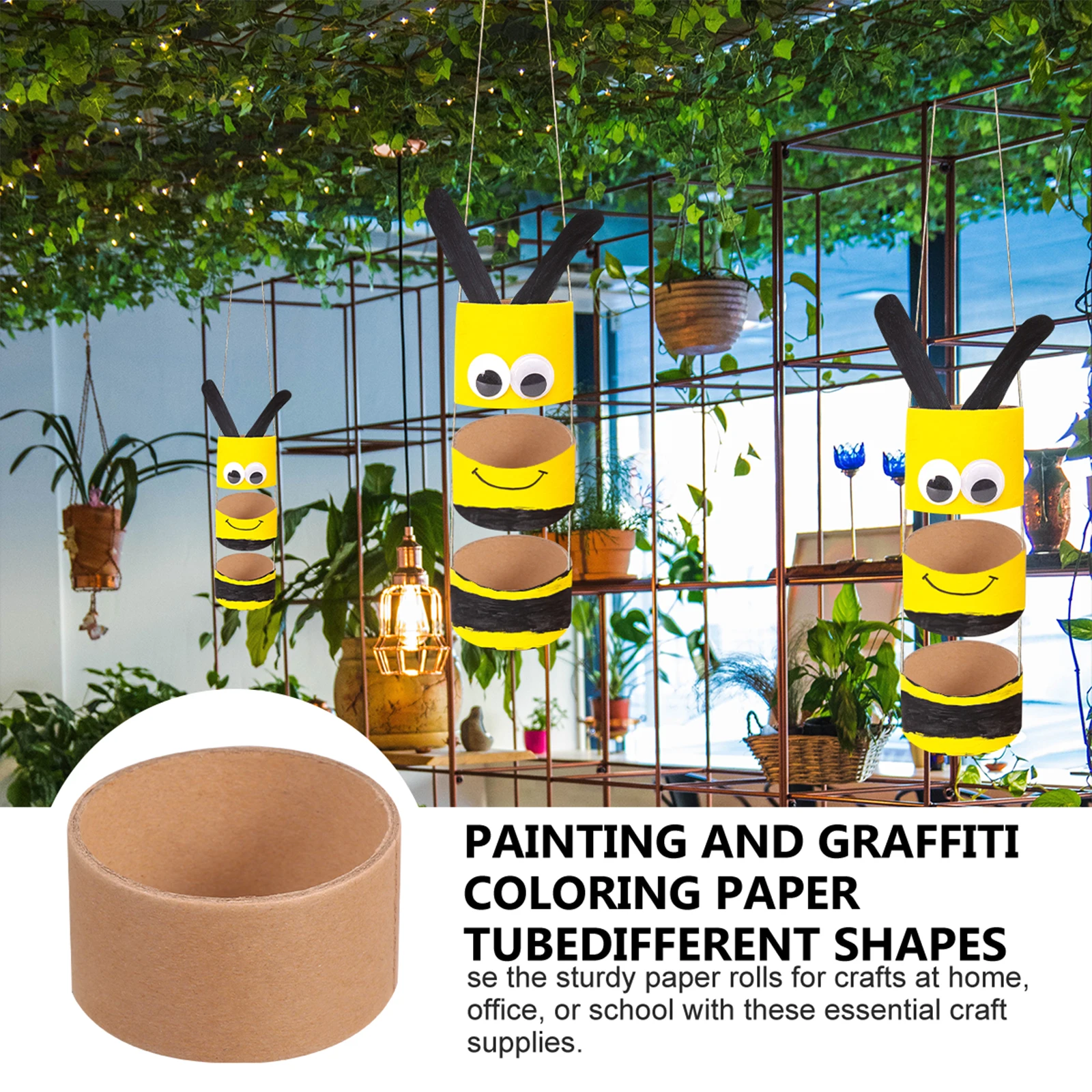 

20 Pcs Painting Tube Cardboard Paper for Craft Crafts Tubes Arts and Cylinder Round Kraft Paperboard