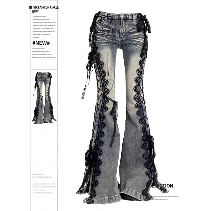 YOUNGMAMBA Abi Denim Bell-Bottom Jeans 2