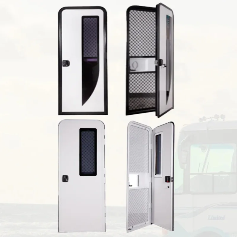 سيارة تخييم من الألومنيوم عالية الجودة 622X1615mm RV باب دخول قافلة وباب المنزل المتنقل #1