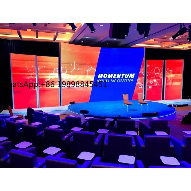 

Гибкий подсветка P5, раскладной, 4 м х 3 м, угловой гигантский P1 P4.8, светодиодный рекламный экран с строительным шаром и солнечной энергией