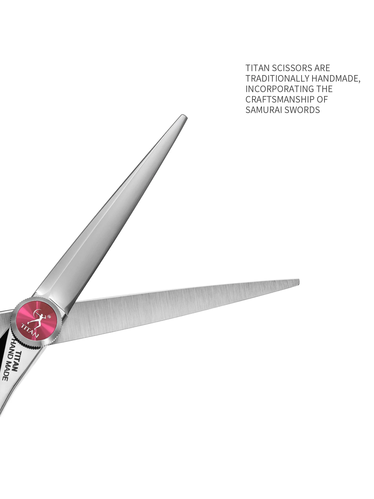 TITAN Professionelle Friseurscheren Set mit 5,5/6,0/6,5/7,0 Zoll Schneidescheren und Effilierscheren aus Japanischem 440C Stahl – Detail 6