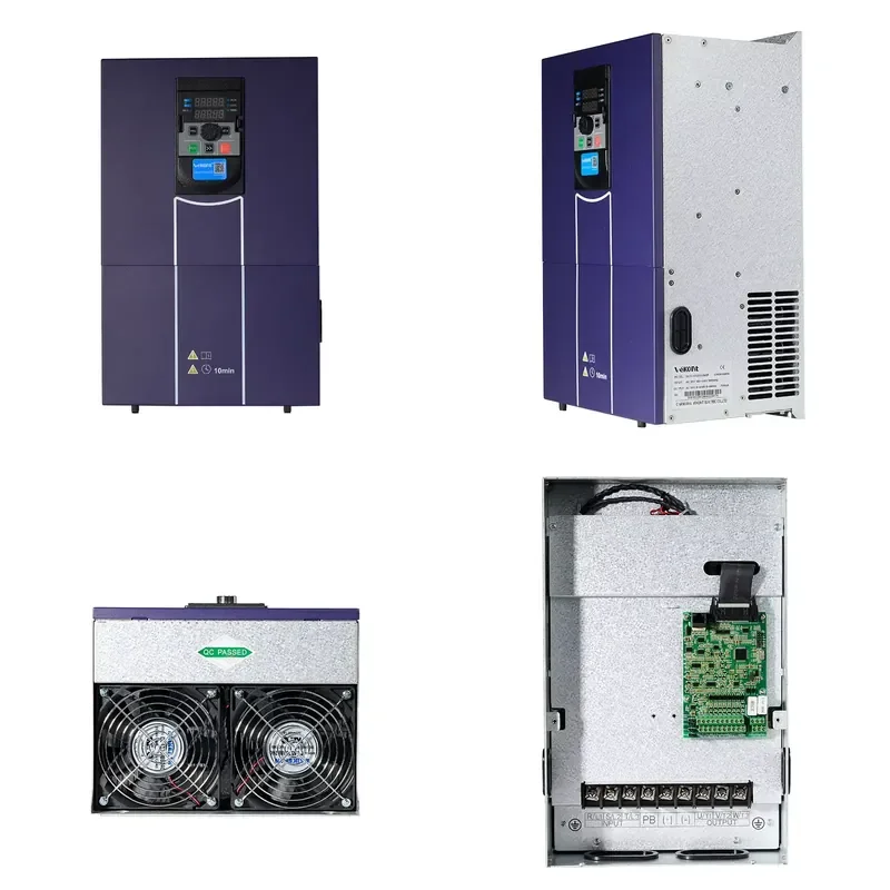 220V 3 Phase 30kw 37kw 18500W Variable Frequency Inverter VFD AC Drive with Vector Control for Compressors