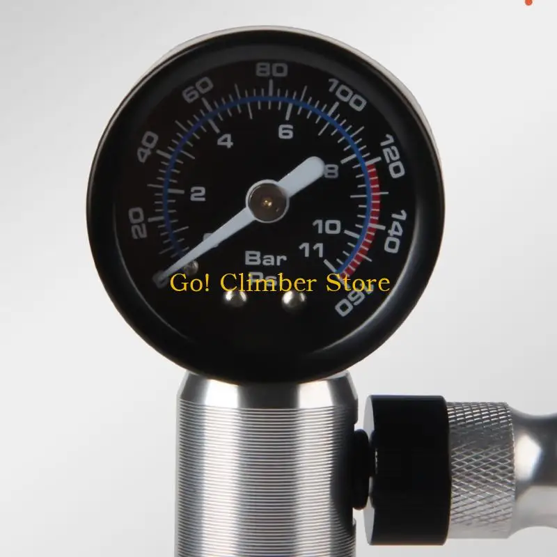 

Q84C 160PSI Road Bike Portable Compacts Hand Air pumps Inflator with Gauge Bicycles Tire Inflator Cycling Accessories