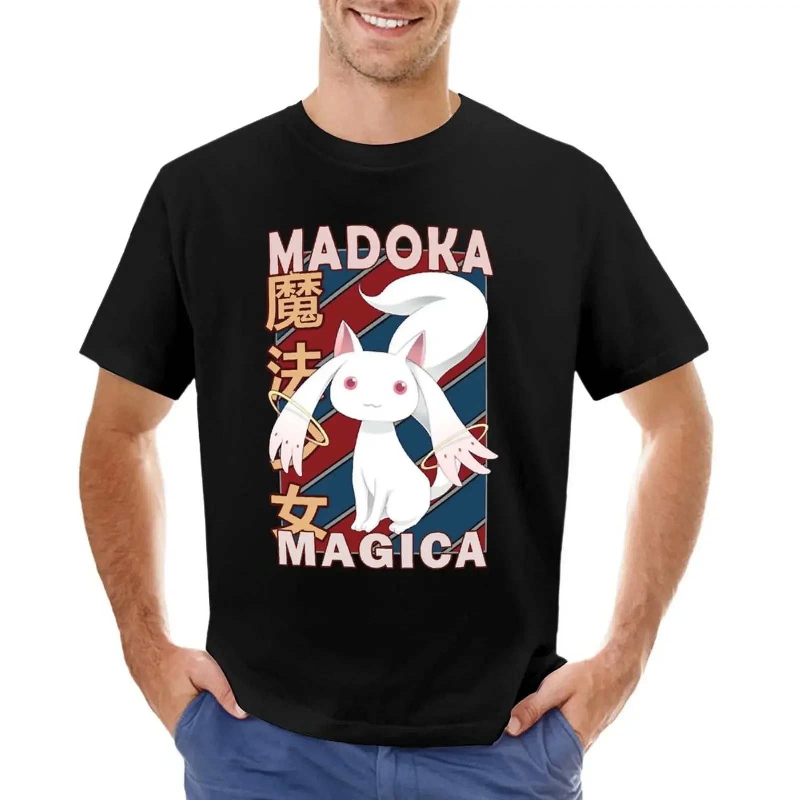 Beautiful Model Puella Magi Madoka Magica Gift Movie Fans T-shirt cute tops korean fashion mens graphic t-shirts