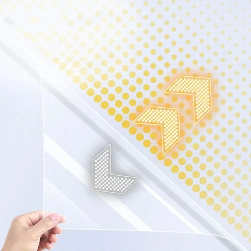 取り外し可能なコンタクトペーパー透明PVC静電壁保護フィルムロール