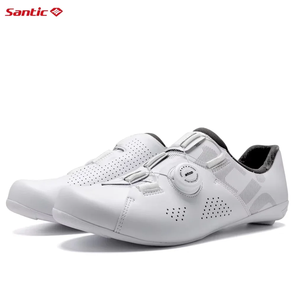 

Santic Unisex Road Bike Shoes Men's Bicycle Shoes Women's Cycling Shoes Nylon Outsole Outdoor Riding Sneakers Breathable