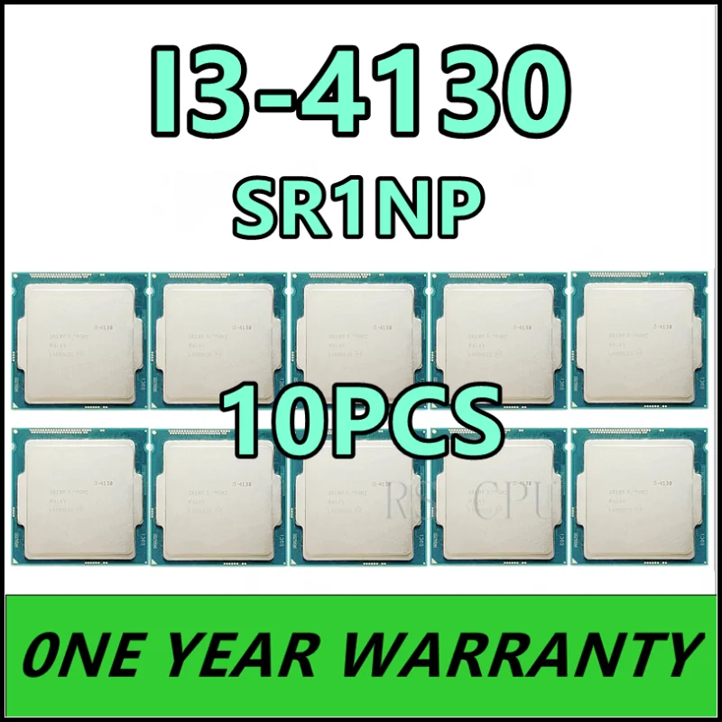 10 قطعة i3-4130 i3 4130 SR1NP 3.4 جيجا هرتز ثنائي النواة معالج وحدة المعالجة المركزية 3M 54W LGA 1150