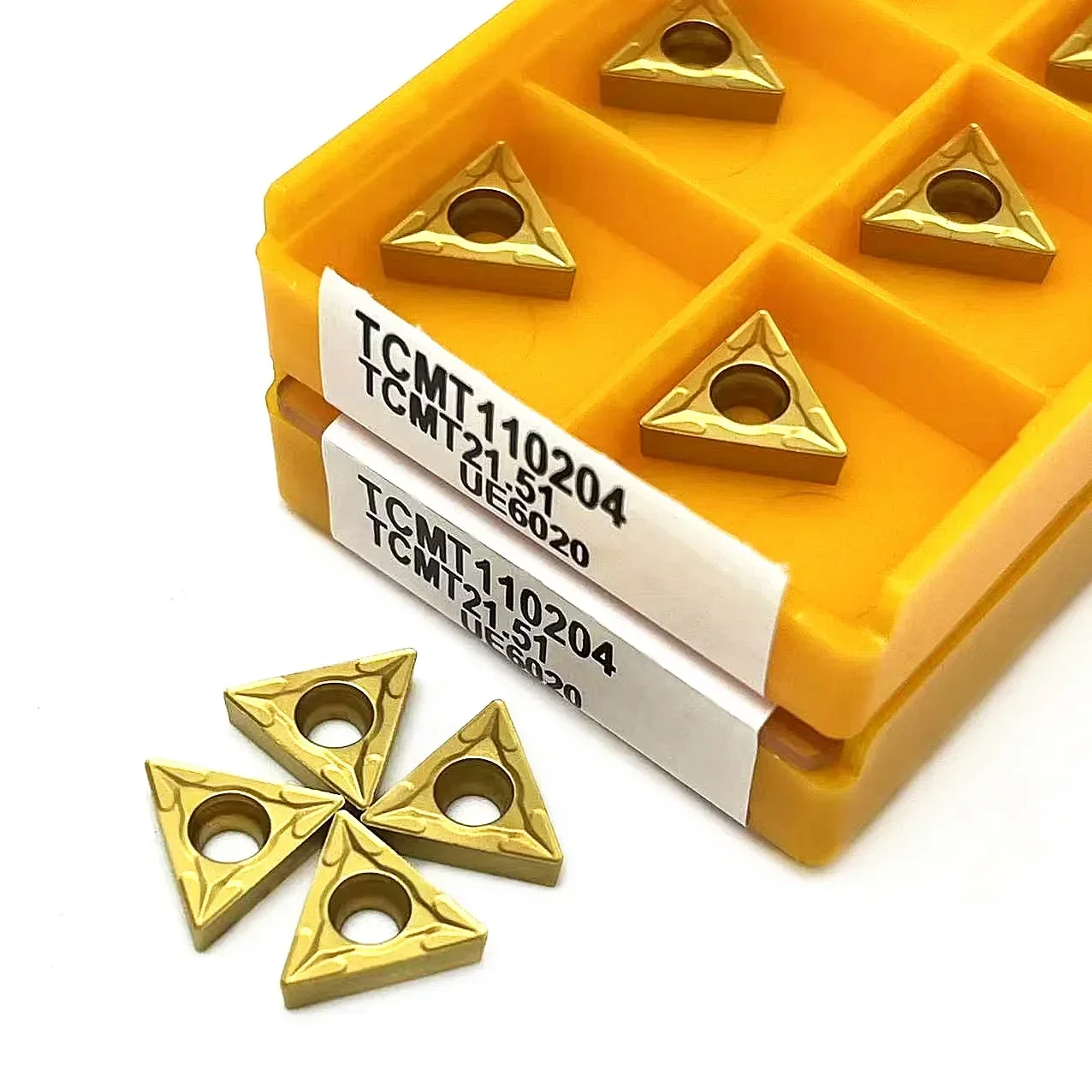 10pcs/box TCMT110204 VP15TF UE6020 US735 Carbide Tools Internal Milling Cutter TCMT 110204 CNC Insert Lathe Metal Turning Tool view 6