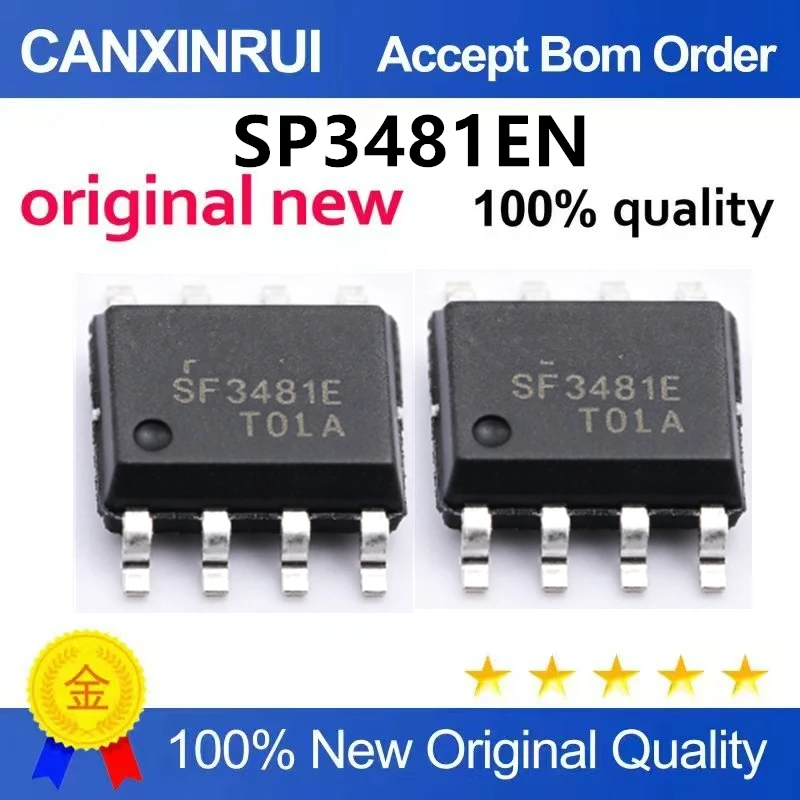 （5pcs-10pcs）Original genuine SP3481EN-TUDI SOP-8 driver/receiver/transceiver interface integrated chip IC