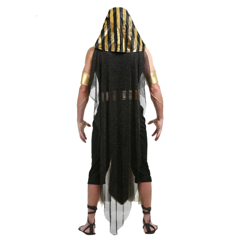 أأ ★ كوس هالوين مصر القديمة الفرعون المصري زي للرجال الملك كليوباترا الملكة تأثيري كرنفال حفلة القرون الوسطى C جديد 2025