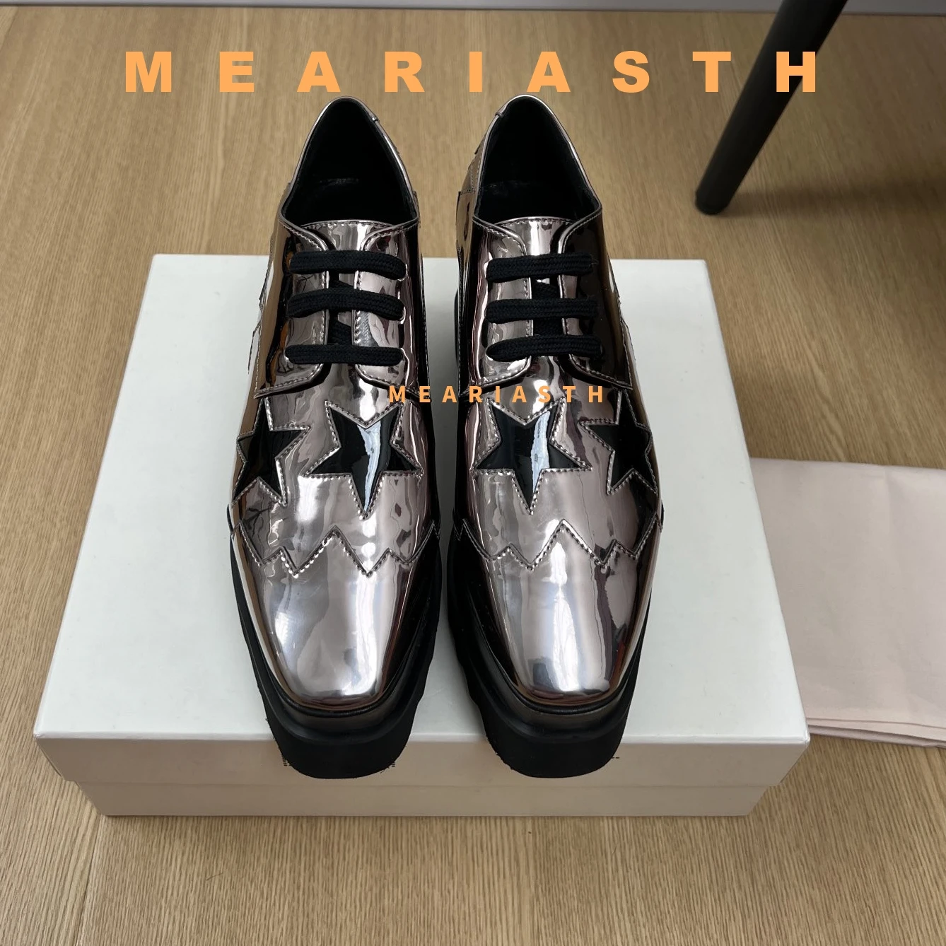 

Черные лакированные туфли, классические туфли на танкетке со шнуровкой, туфли на платформе 8,5 см, обувь в стиле панк, повседневная женская обувь на высоком каблуке на платформе