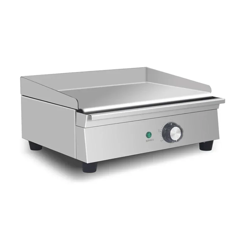 شواية كهربائية تجارية من الفولاذ المقاوم للصدأ أدوات خبز كهربائية لسطح المكتب المنزلي تيبانياكي على الطراز الأوروبي 1700 وات