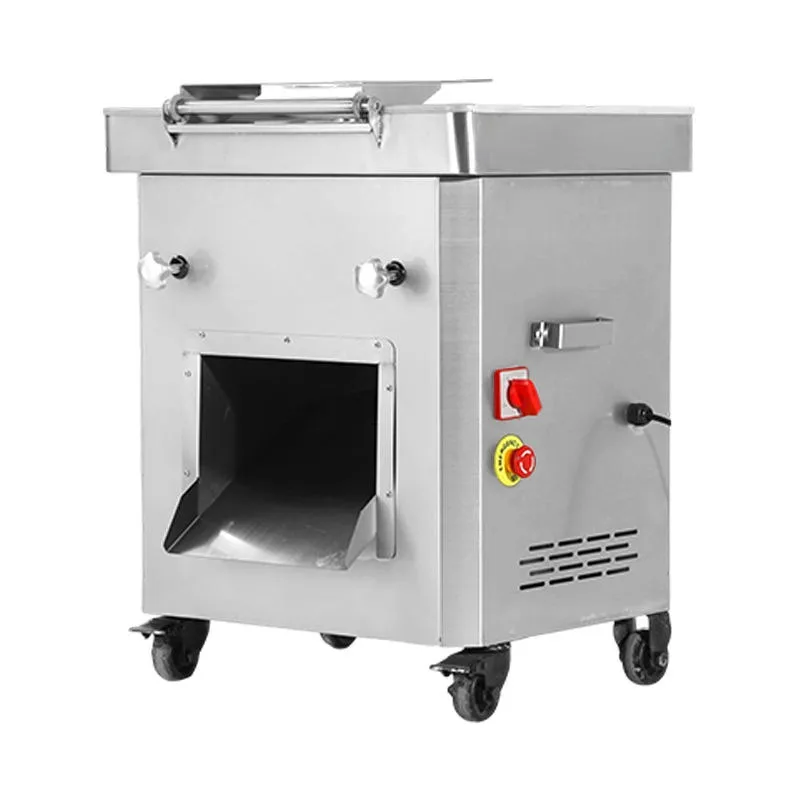 

Industrial Meat Cutter And Dicer Commercial Automatic High Power Stainless Steel Meat Slicing Shredding Dicing Machine Factory