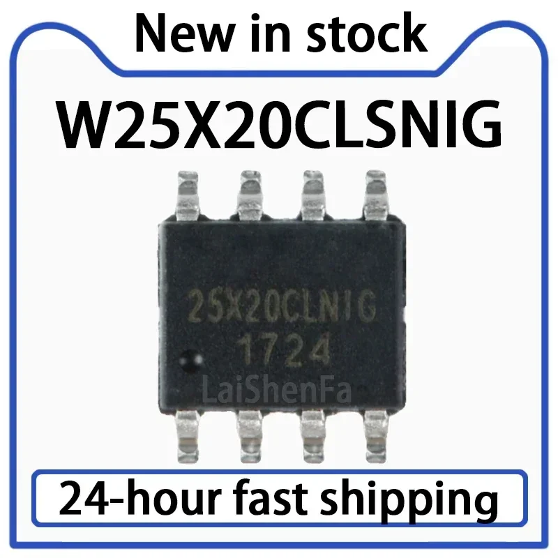 10PCS W25X20CLSNIG Package SOIC-8 2Mbit SPI FLASH Memory Chip Stock