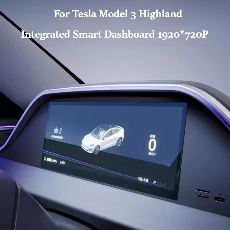 

Suitable for Tesla Model 3 2024 2025 Highland Mobile Phone Interconnection Carplay Navigation 8.9 Inch Car Dashboard Display