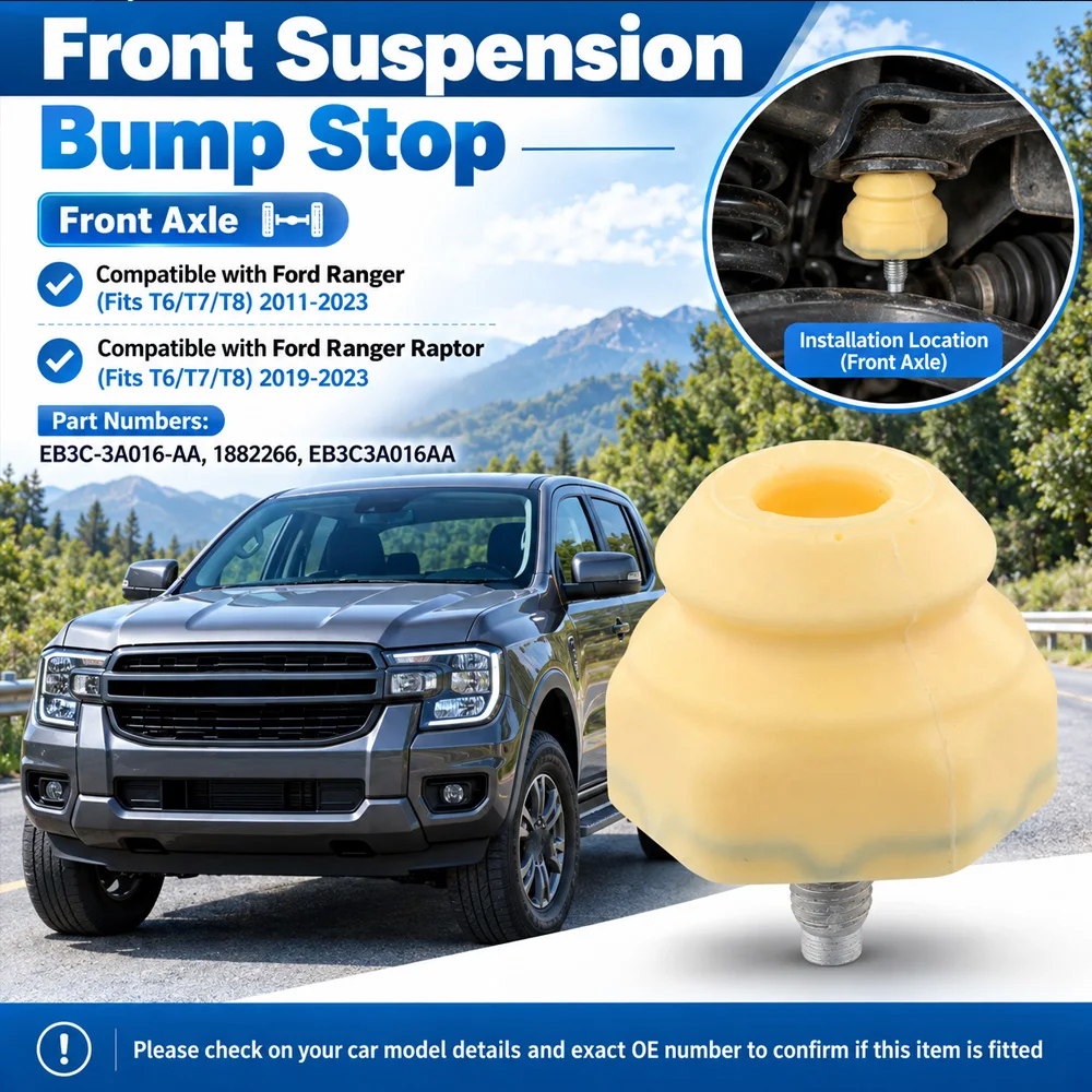 1 Pcs  For Ford Ranger Raptor T6/T7/T8 2019 2020 2021 2022 2023 Front Suspension Bump Stop EB3C-3A016-AA EB3C3A016AA 1882266