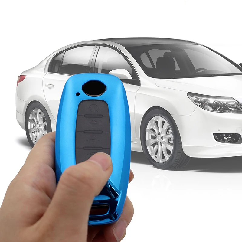 For Nissan Rouge Kicks Pathfinder J12 Ariya Altima Rogue Qashqai Bluebird Sylphy 2023 TPU Key Case Cover Shell Fob Accessories
