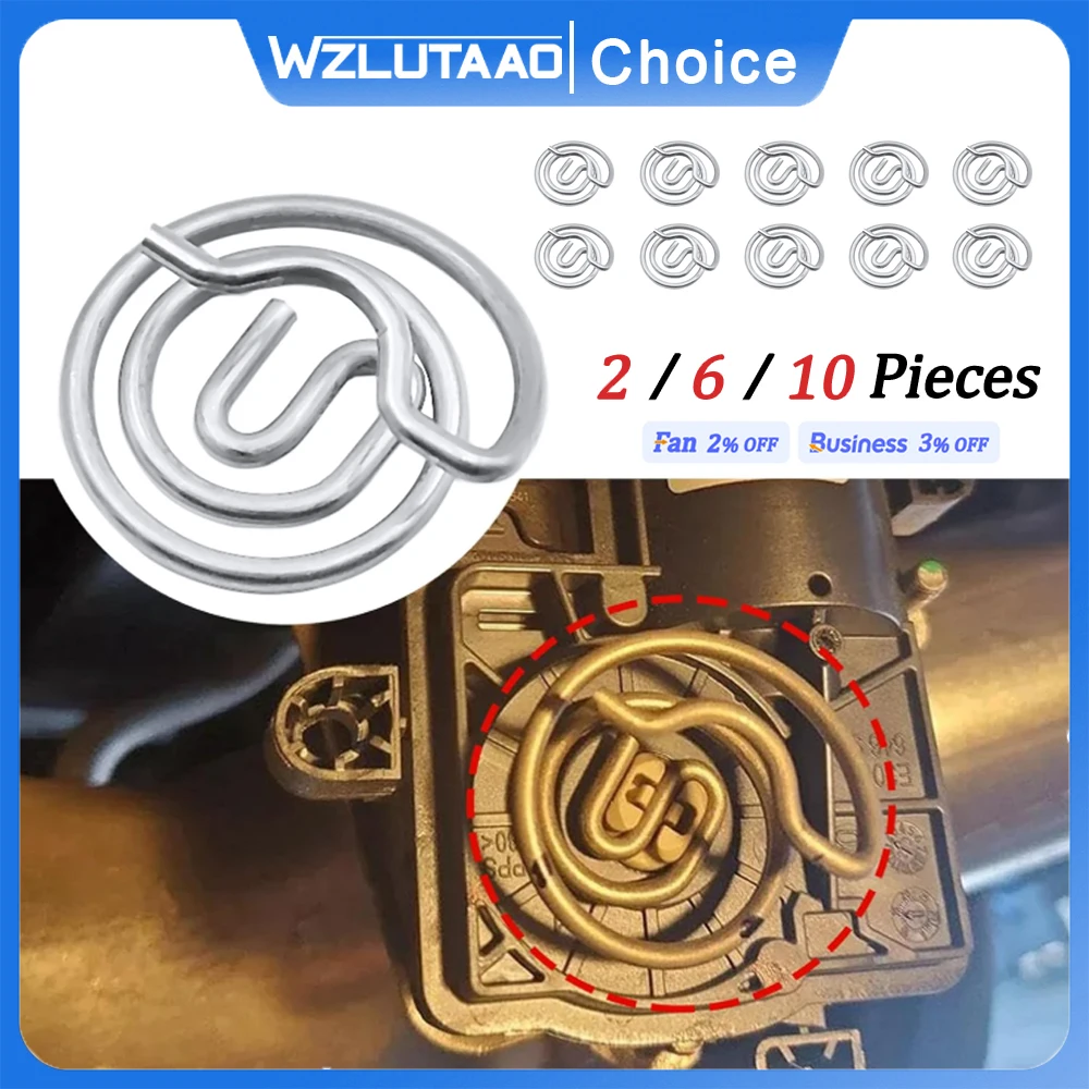 

2/6/10 Pcs 8R0133246B Servomotor For Exhaust Flap Spring For VW Golf R MK7 GTI Passat Tiguan Audi S3 A3 A6 A7 A8 TT Q2 Q3 Q5