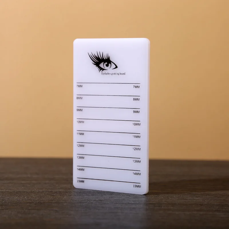 

100Pcs Acrylic eyelash display board, eyelash extension scale board, flower board, hair removal and glue dispensing station