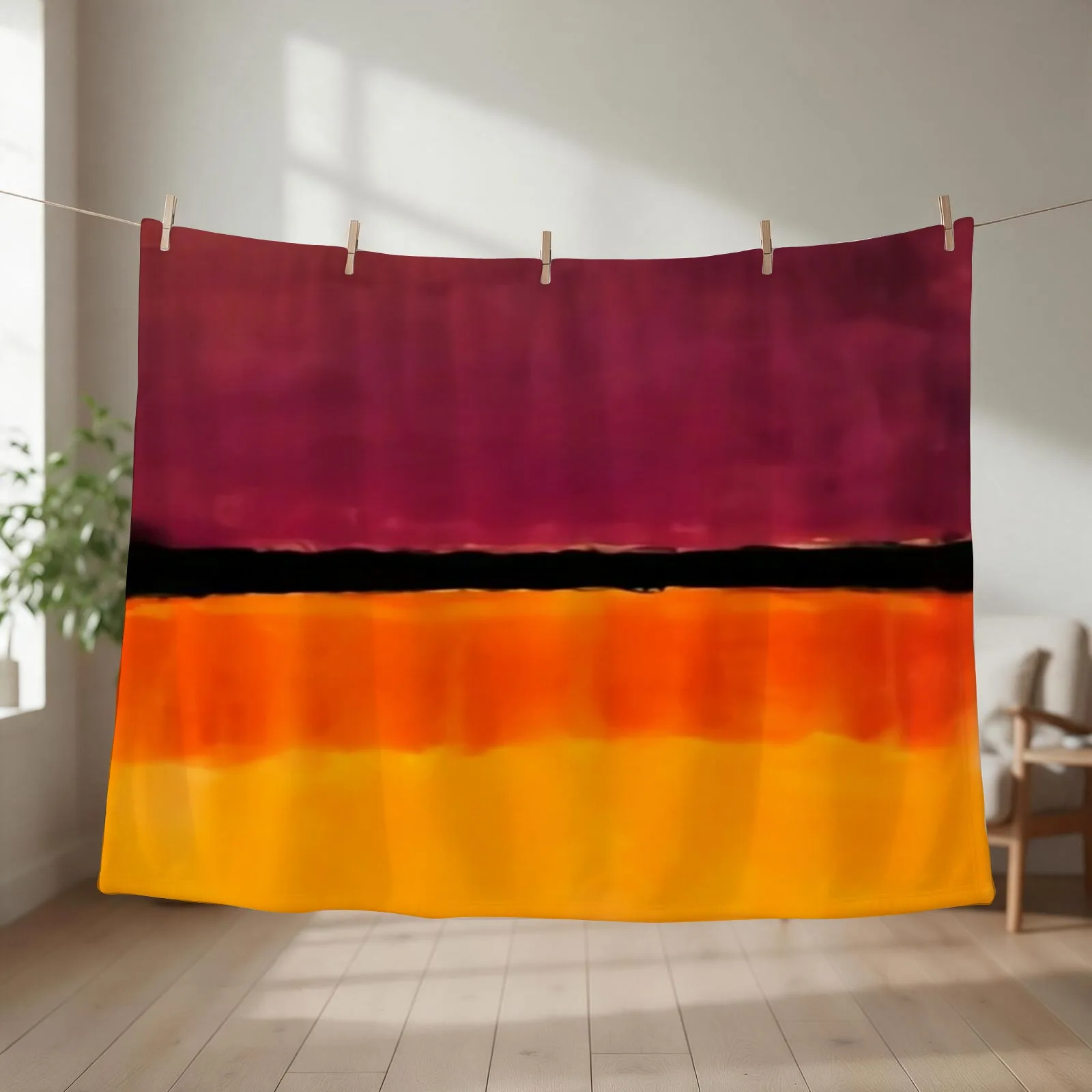 mark rothko painting , colorful , artwork by mark rothko Throw Blanket Luxury Brand wednesday Travel Blankets