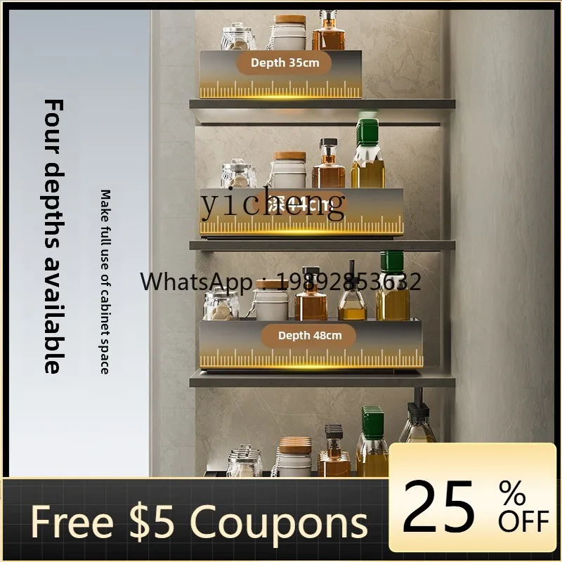 

AA kitchen pull-out rack cabinet drawer type pull basket deep cabinet