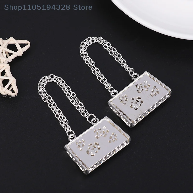 Сумка с металлической цепочкой, кукольная сумка, миниатюрная сумка для покупок для одежды, кукольный домик, миниатюрная детская игрушка