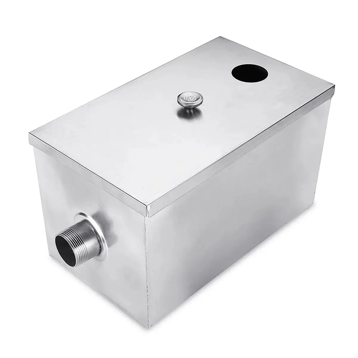 Stainless Steel Grease Trap – Oil Water Separator for Commercial Restaurant Kitchen Waste Water Treatment, Heavy Duty Tool