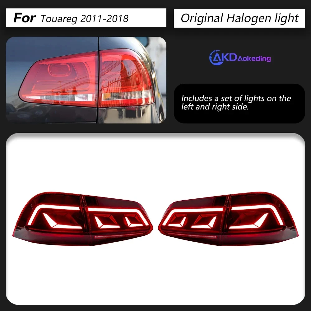 Car Lights for VW Touareg LED Tail Light 2011-2018 Touareg Rear