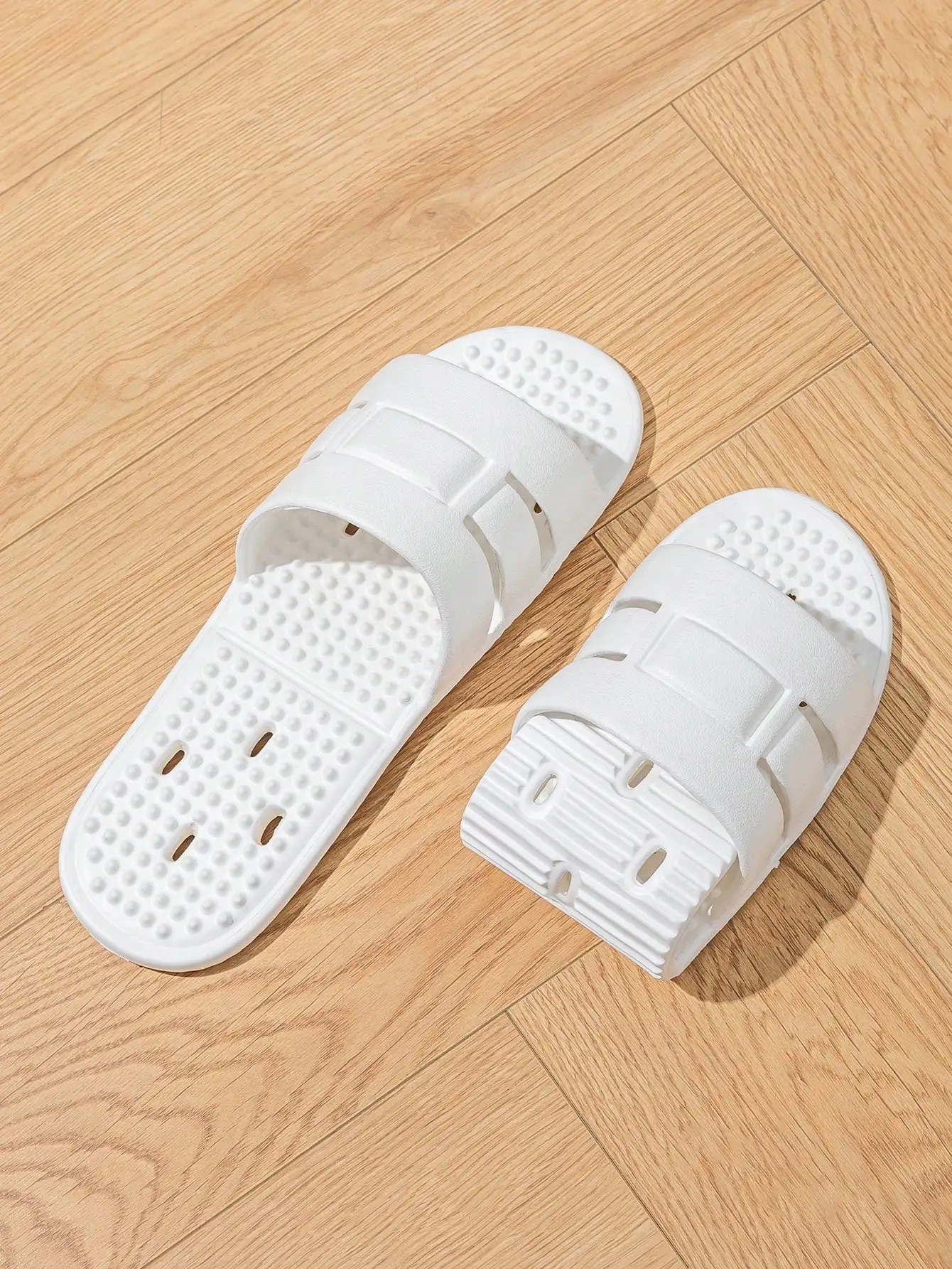 

Unisex Foldable Travel Slippers, Indoor Home Bathroom Shower Quick-Drying Massage Sandals, Lightweight Fast-Drying Bathroom Slippers With Soft Soles, Suitable For All Seasons