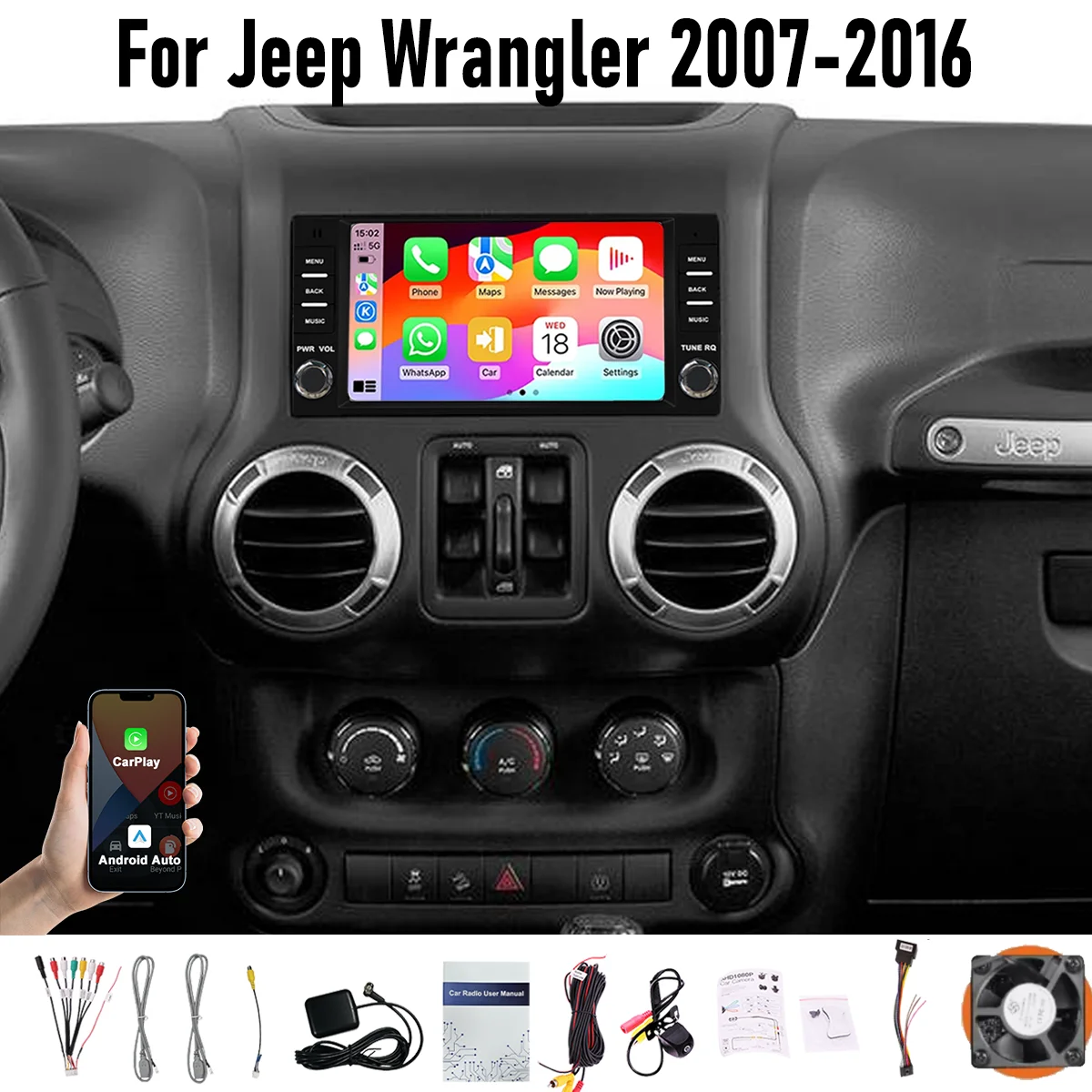 7“ Apple Carplay An…