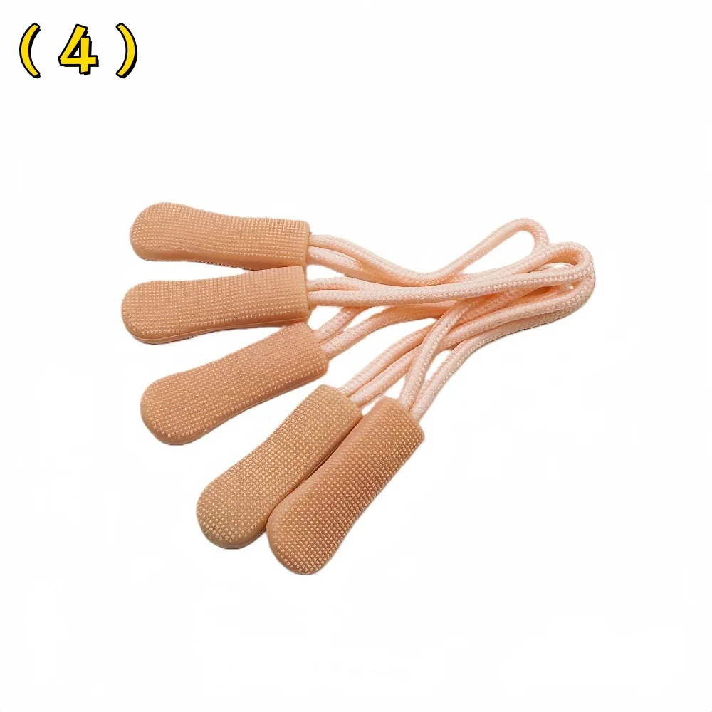 10/100 Stück bunte Ersatz-Reißverschlusszieher mit Kordelverlängerung für Rucksäcke, Jacken, Gepäck, Geldbörsen, Handtaschen