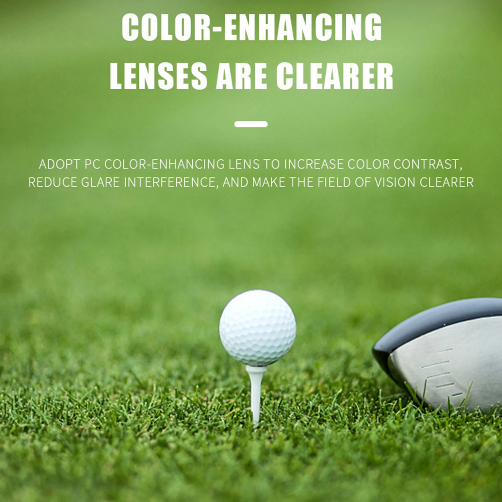 Golf Ball Finding Professional Lenses Glasses Men Women Blue Sunglasses Fit Outdoor Accessories Sport For Running Golf Driving