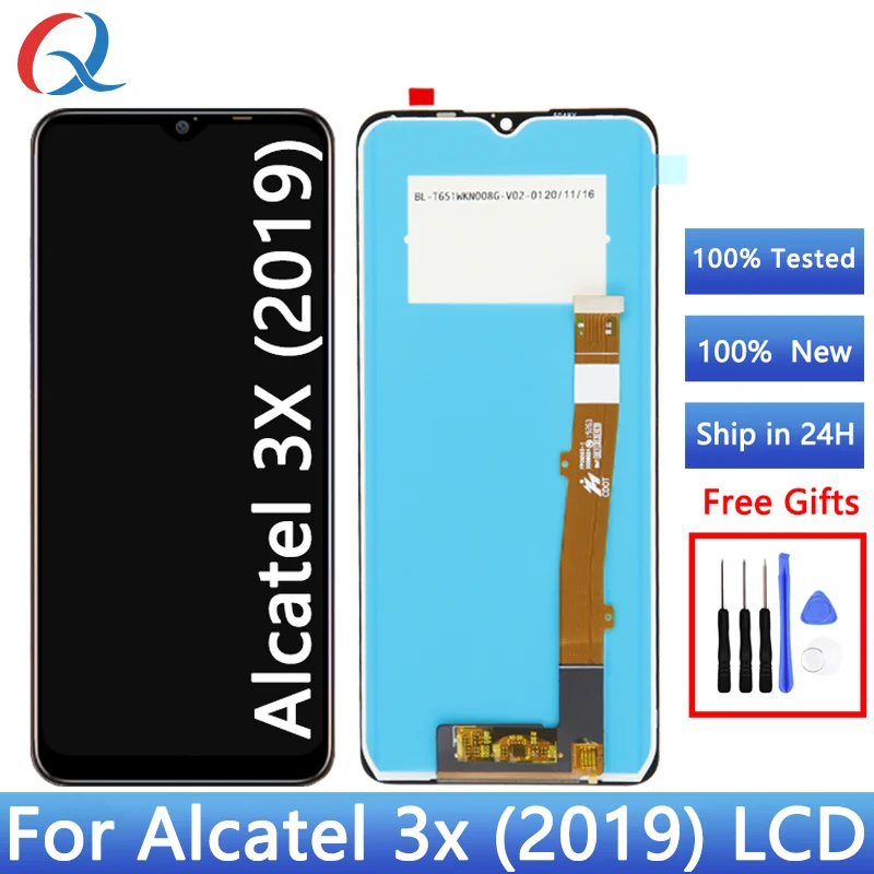 

5048Y ЖК-дисплей для Alcatel 3x (2019) запасные части для ЖК-дисплея мобильного телефона для Alcatel 3x (2019) ЖК-сенсорный экран