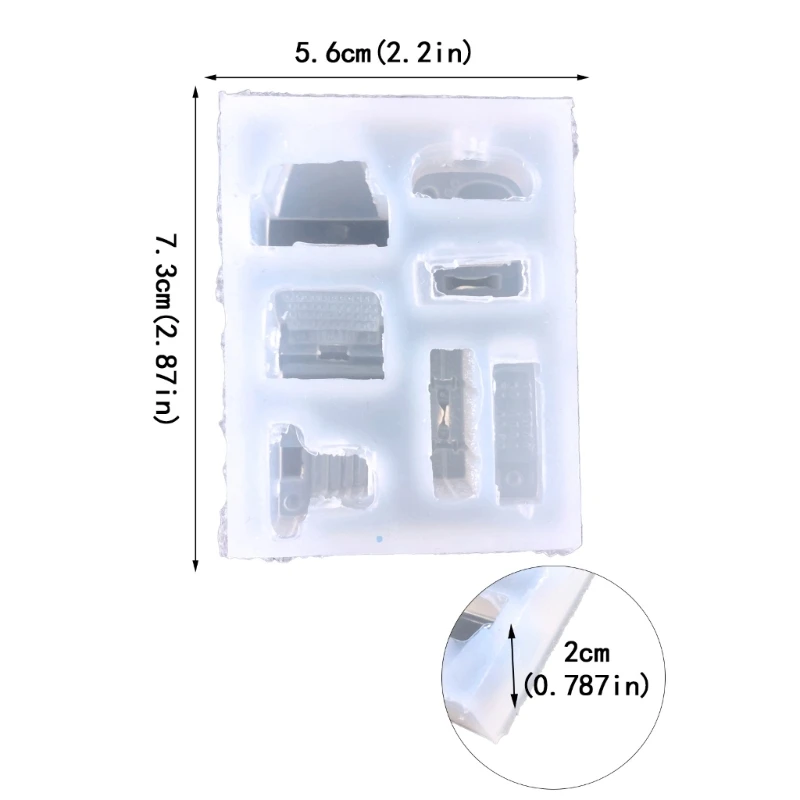 Shaker Filler Epoxidharzform Harzfüllung Silikonform DIY Gusswerkzeuge